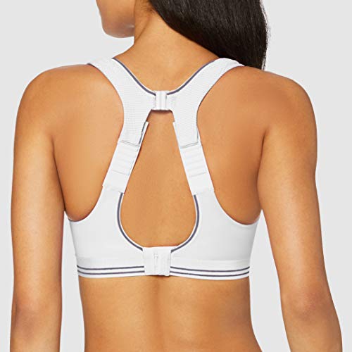 Nuevo Amortiguador de Choque Ultimate Womens Run Bra Ropa Deportiva Blanco, Blanco, 85H