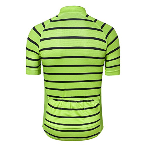 Nuevo Pro completo cremallera hombres ciclismo Jersey manga corta Riding camisa EE.UU, forro polar verde con licencia oficial de star wars silent one crew., XX-Large