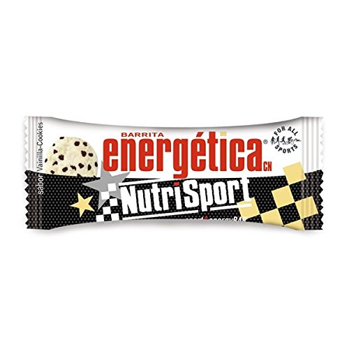 Nutrisport Barrita Energética 24 x 44g Vainilla y Cookies