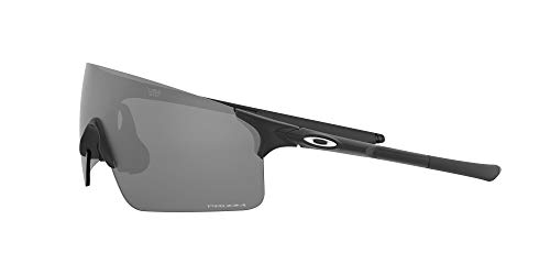 Oakley Gafas de sol rectangulares Oo9454a Evzero Blades para hombre, Negro mate/negro prizm,