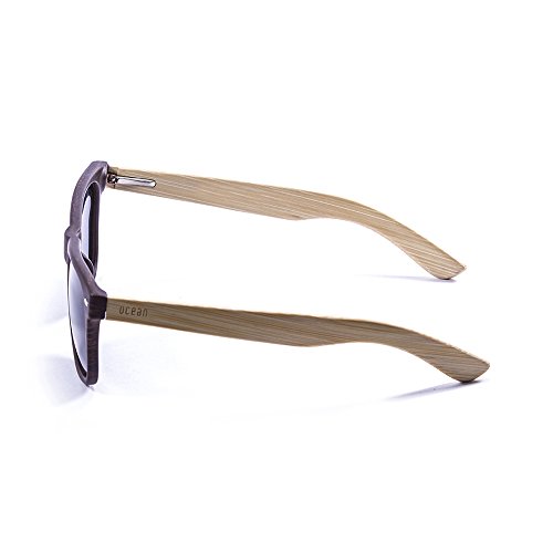 Ocean Sunglasses Beach Wood Gafas de Sol, Unisex Adulto, bambú, 55