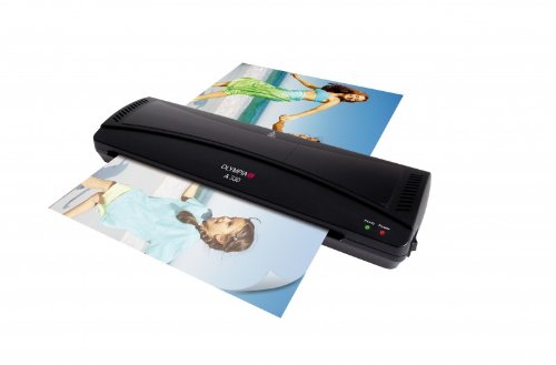 Olympia - Laminator A 330, fría y caliente, incluyendo 6 bolsillos (3 x DIN A 4 y DIN A 3 x 5), negro