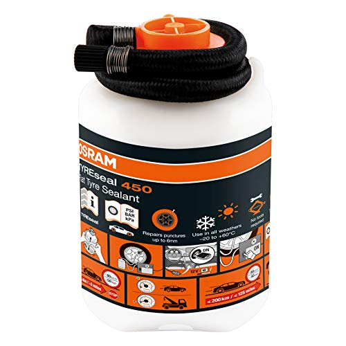 OSRAM TYREseal 450, sellador de neumáticos 450 ml, reparación de pinchazos