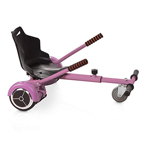 OVIBOARD Silla, Asiento de Hoverboard, Kart para Patinete, Adaptable 6.5 8 y 10 Pulgadas(Rosa)