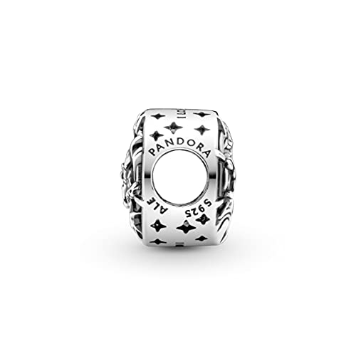 Pandora Star Wars - Abalorio de plata de ley con diseño de Han Solo y Leia Beso de Pandora Collection