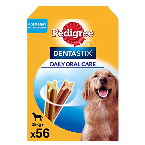 Pedigree Dentastix Snack Dental para la Higiene Oral de Perros Grandes (1 Pack de 56ud)