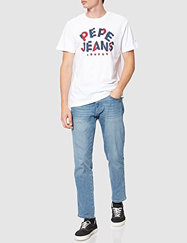 Pepe Jeans Raphael Camiseta, Blanco, XXL para Hombre