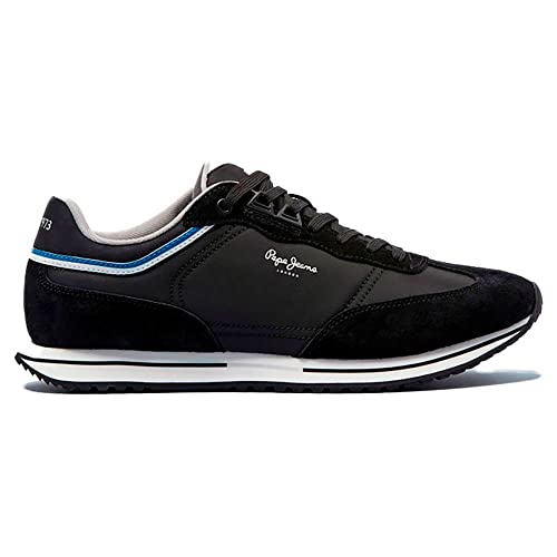 Pepe Jeans Tour Classic, Zapatillas Hombre, 999 Negro, 41 EU