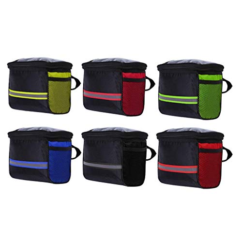 perfeclan 6X Bike Handlebar Bag Storage Basket Holder Tubo