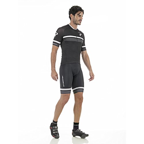 PINARELLO Maillot Corsa Negro/Gris T-L