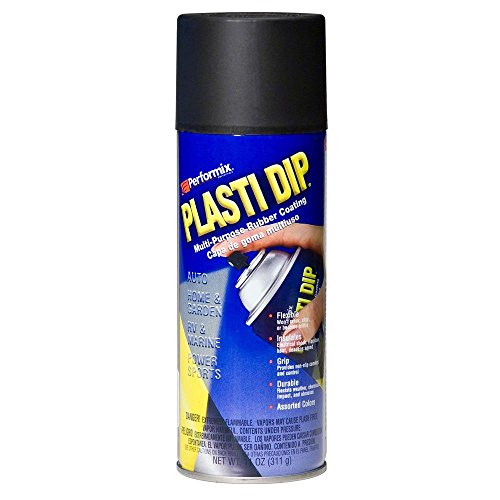 PLASTIDIP PLASTI DIP PLÁSTICO DIP GOMA PINTURA SPRAY LATAS AEROSOL 400ML NEGRO