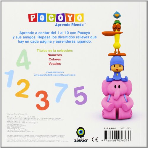 Pocoyó. Números: Con divertidos relieves (Pocoyo)