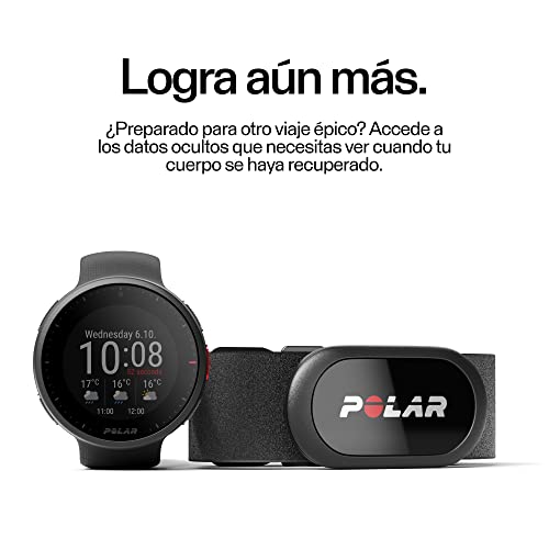 Polar Vantage V2, Polar H10, Bike Mount y Saddle Bag - Multisport Smartwatch con GPS, Monitor de frecuencia cardíaca - Controles de música, Meteorología, altimetría - Paquete de Ciclismo