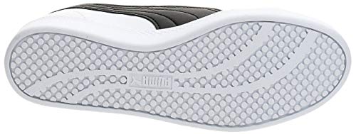 PUMA Smash Wns v2 L, Zapatillas Bajas, para Mujer, Blanco (Puma White-Puma Black), 39 EU