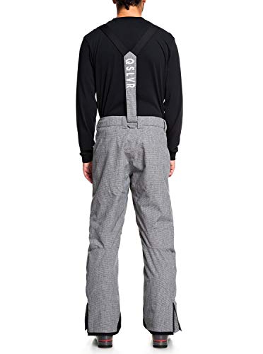 Quiksilver Boundry Plus-Pantalón para Nieve para Hombre, Black, XS