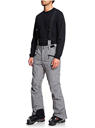 Quiksilver Boundry Plus-Pantalón para Nieve para Hombre, Black, XS