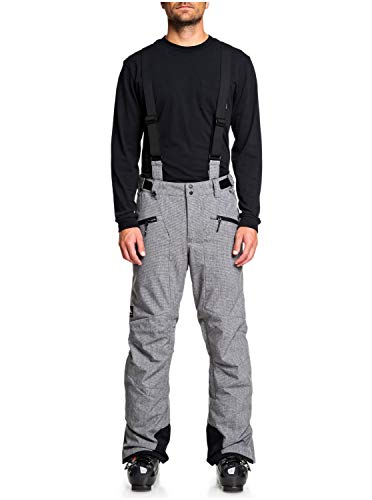 Quiksilver Boundry Plus-Pantalón para Nieve para Hombre, Black, XS