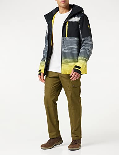 Quiksilver Mission plus - Chaqueta Para Nieve Para Hombre Chaqueta Para Nieve, Hombre, sulphur mapple around, XL