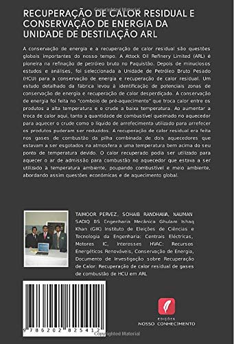 RECUPERAÇÃO DE CALOR RESIDUAL E CONSERVAÇÃO DE ENERGIA DA UNIDADE DE DESTILAÇÃO ARL