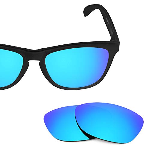 Revant Lentes de Repuesto Compatibles con Gafas de Sol Oakley Frogskins, Polarizados, Azul Hielo MirrorShield