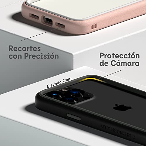 RhinoShield Funda Bumper Compatible con [iPhone 13/13 Pro] | CrashGuard NX - Carcasa con Tecnología de Absorción de Golpes - Resistente a Impactos de más de 3.5 Metros - Azul Marino