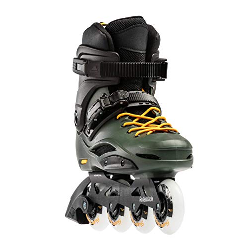 Rollerblade RB 80 Pro Patines Negro, Adultos Unisex, Black/Dark Green, 220