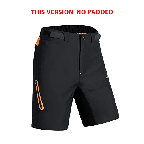 Santic Pantalones Cortos MTB Hombre Pantalones Cortos Ciclismo para Hombre Negro EU XXL