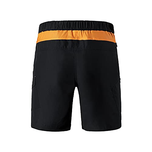 Santic Pantalones Cortos MTB Hombre Pantalones Cortos Ciclismo para Hombre Negro EU XXL