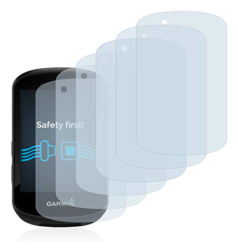 savvies Protector Pantalla Compatible con Garmin Edge 530 (6 Unidades) Película Ultra Transparente