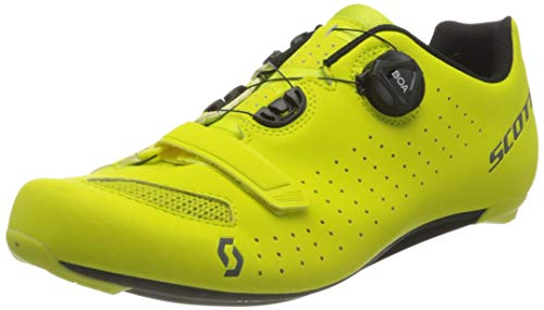 Scott Carretera Comp Boa, Zapatillas Hombre, Matt Sulphur Yellow/Black, 45 EU