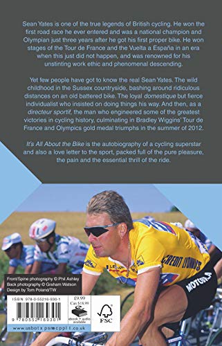 Sean Yates: It’s All About the Bike: My Autobiography