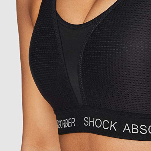 Shock Absorber Ultimate Run Bra Padded Sujetador Deportivo, Negro (Noir Bsv), 90B para Mujer