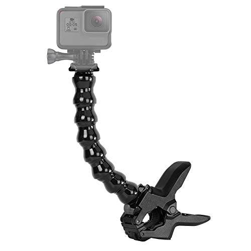 SHOOT Flex Clamp Soporte Ajustable Base de Forma Serpentina de Ocho Pedazos para Gopro Hero 8/7/6/5/4/3 SJCAM SJ4000/SJ5000/SJ6000 Xiaomi Yi