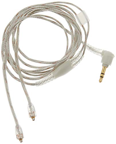 SHURE EAC64CLS - Cable de repuesto de 162 cm para auriculares in-ear SE, Transparente