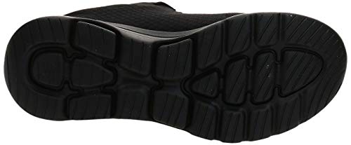 Skechers Go Walk 5 Qualify, Zapatillas Hombre, Black (Black Textile/Synthetic/Black Trim BBK), 42 EU