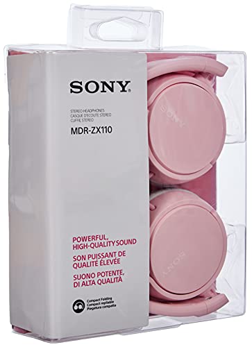 Sony MDR-ZX110 - Auriculares cerrados stereo, rosa