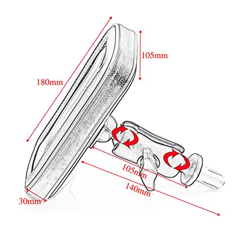 Soporte para Teléfono Móvil para Motocicleta, Soporte para Teléfono a Prueba de Agua con Ranura para Tarjeta para Moto con Orificio Redondo