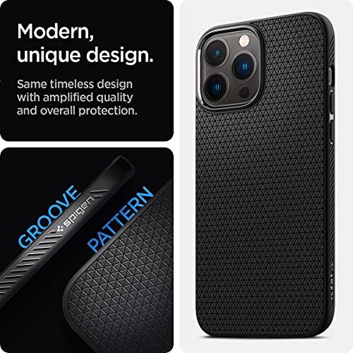 Spigen Funda Liquid Air Compatible con iPhone 13 Pro - Negro Mate