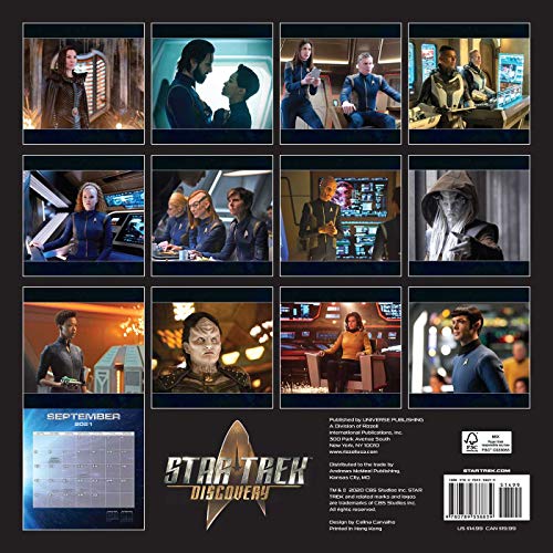 Star Trek Discovery 2021 Calendar