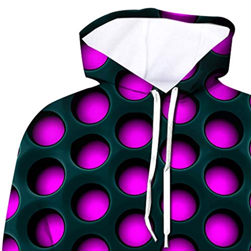 Sudaderas con Capucha con Estampado 3D Chaqueta Divertida En 3D para Hombres Abrigo De Oso Manga Larga con Capucha Abrigo con Capucha Blusa Tops