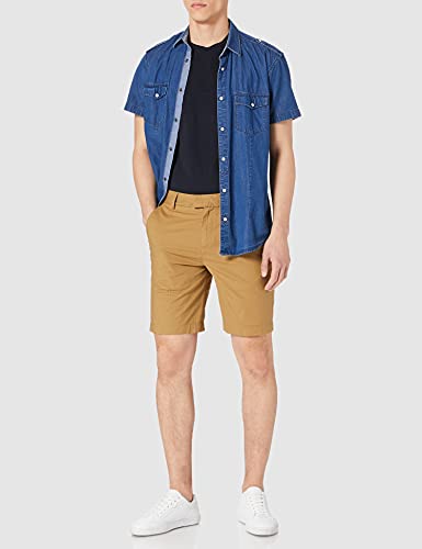 Superdry Paperweight Chino Short Pantalones Cortos, Classic Tan, 36 para Hombre