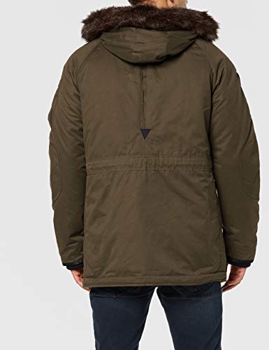 Superdry SDX Parka, Caqui, 3XL para Hombre