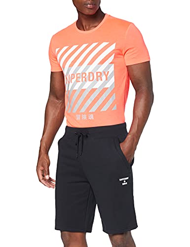 Superdry Training Core Sport Shorts Pantalones Cortos, Black, XX-Large para Hombre