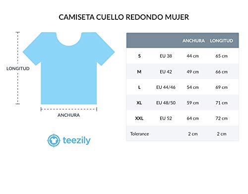 TEEZILY Camiseta Mujer Mujeres - Escorpio - Negro - XXL