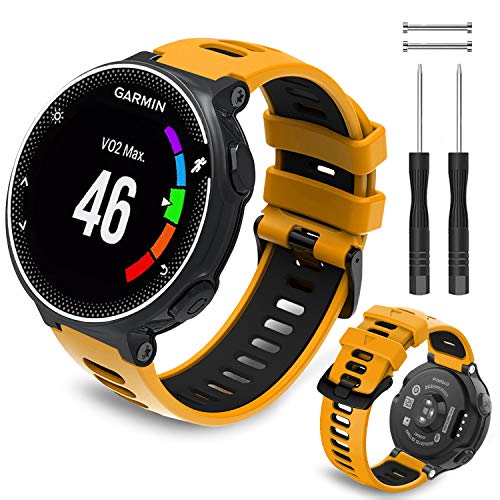 Th-some Correa para Garmin Forerunner 735XT - Compatible con Forerunner 235 Correa de Reloj, Pulsera de Reemplazo Silicona Suave Sports Banda para Forerunner 220, 230, 620, 630 y 243 Smart Watch