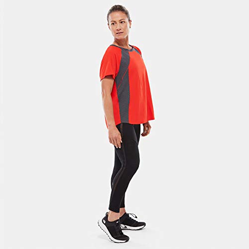 The North Face Ambition S/S Camiseta de Manga Corta, Mujer, Naranja (Fiery Coral), XS