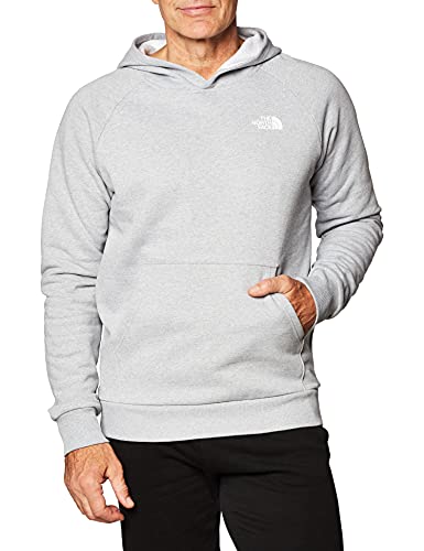 The North Face de los Hombres Raglan Red Box Sudadera con Capucha, Gris, M