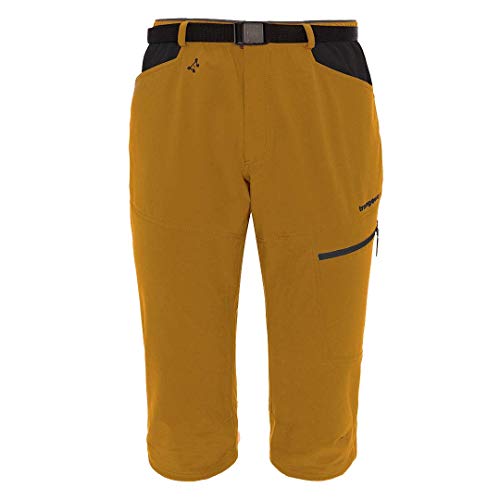 TRANGO Pant. Pirata QUERALT Pantalón Deportivo, Mostaza, XL para Hombre