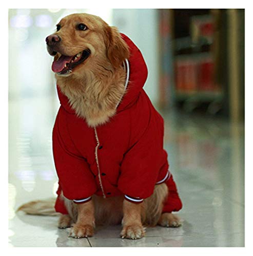 TTCI-RR Vestiti per Cani Chaqueta de vellón Big Dog Invierno Gruesa del Vuelo Ropa for Perros con Capucha Perro de Mascota Capa de la Chaqueta for la pequeña/Grande Perros Husky Pastor alemán