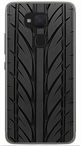 Tumundosmartphone Funda Gel TPU para BQ AQUARIS V Plus/VS Plus diseño NEUMATICO Dibujos